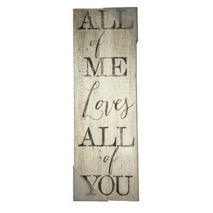 💛 “All of Me Loves All of You” Sign | Wall Art 💛
